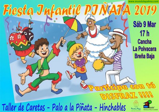 CARNAVAL BREÑA BAJA: Fiesta Infantil de “Piñata”