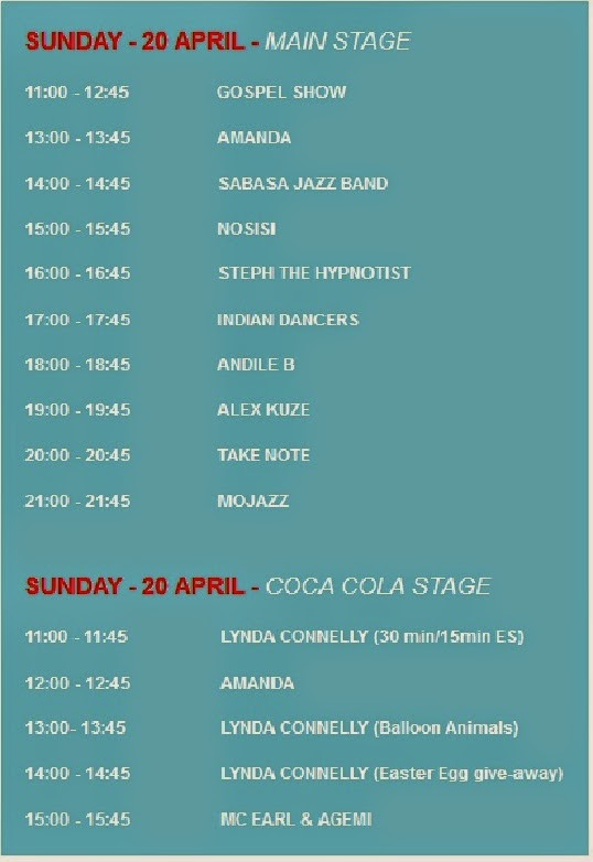 Port Elizabeth ZA 2014 Splash Festival Programme released count down