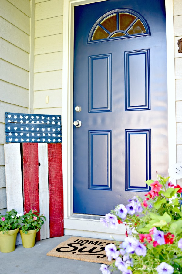 How to add instant curb appeal by painting your front door a bold shade of blue