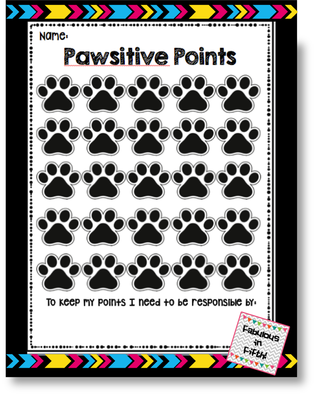 Fabulous in Fifth! Pencils Problems (free printables)