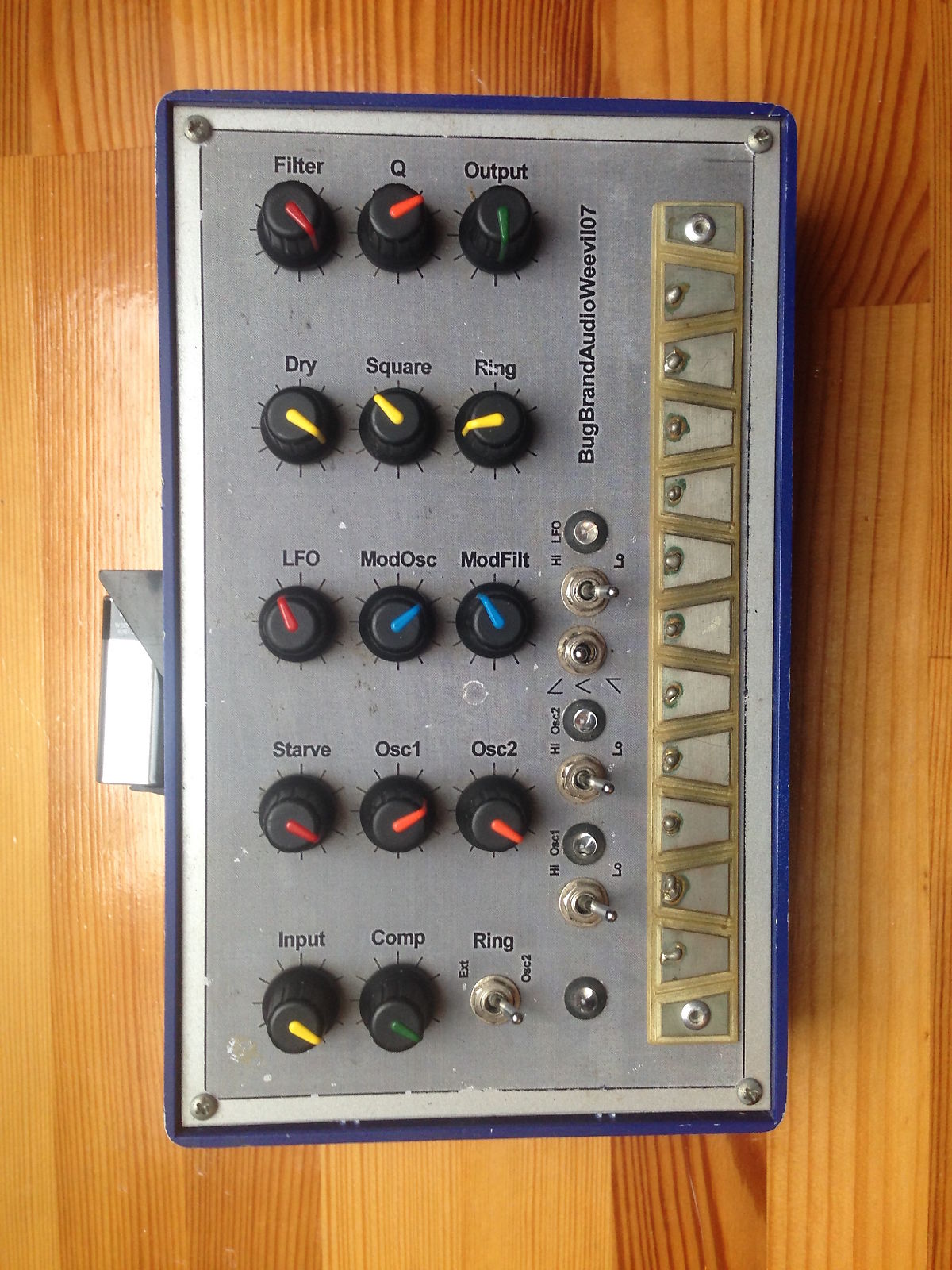 MATRIXSYNTH: BugBrand AudioWeevil 07 - Ring Mod / Filter / Distortion w ...