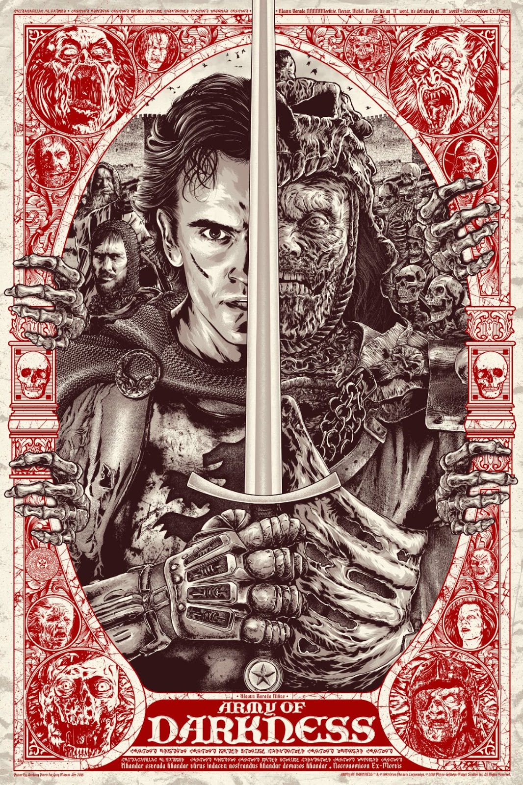 INSIDE THE ROCK POSTER FRAME BLOG Anthony Petrie Army of Darkness