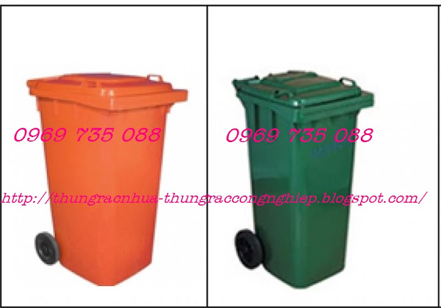 0969735088 Bán thùng rác nhựa 240l, 120l, xe rác 660l-1100l giá rẻ TP HCM