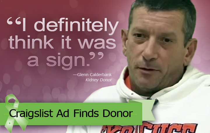 Kidney donor answered an ad on Craigslist Craigslist ad finds Kidney donor