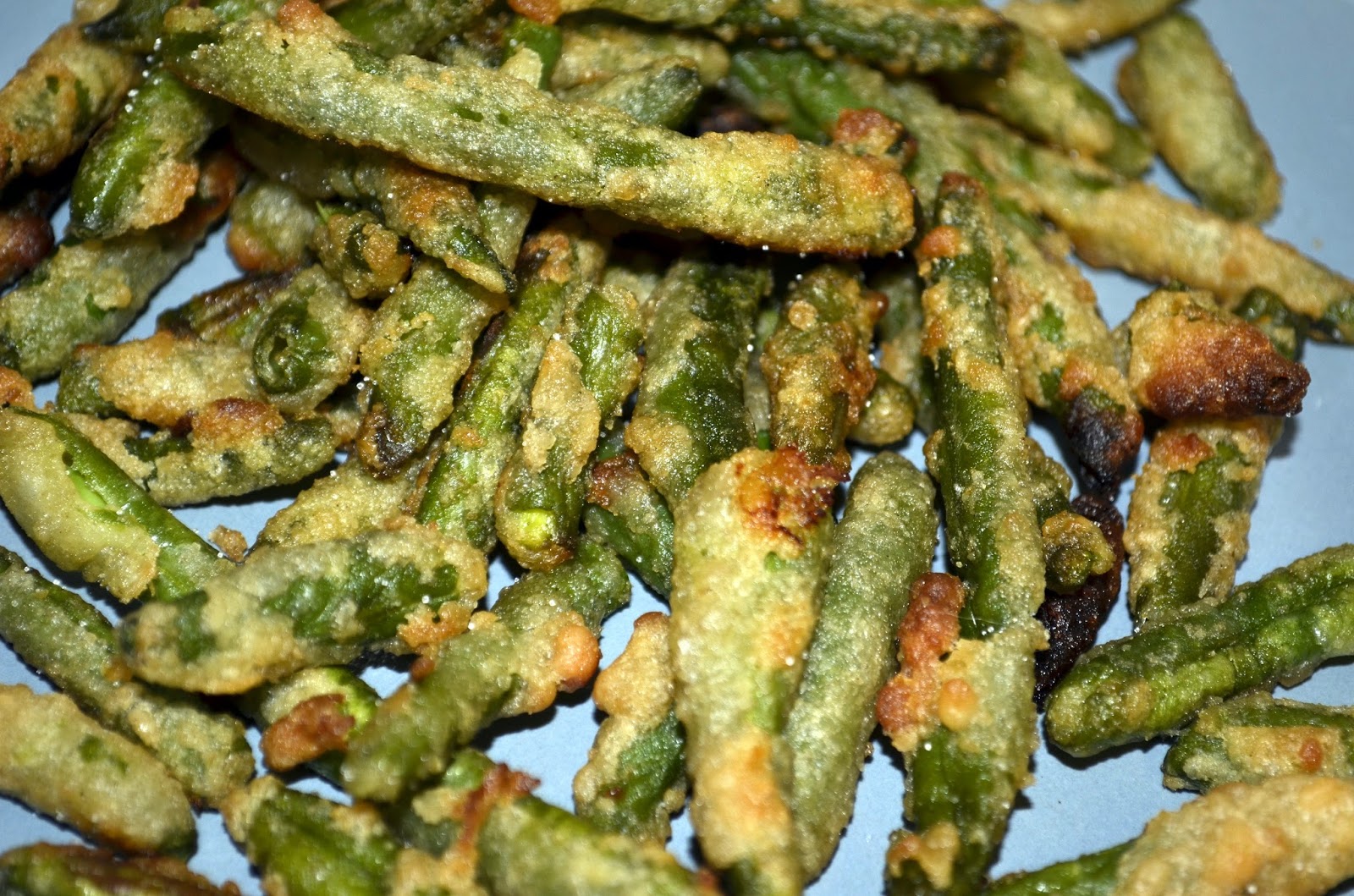With Kale on Top! Snapps Green Bean Fries (Dollar Tree)
