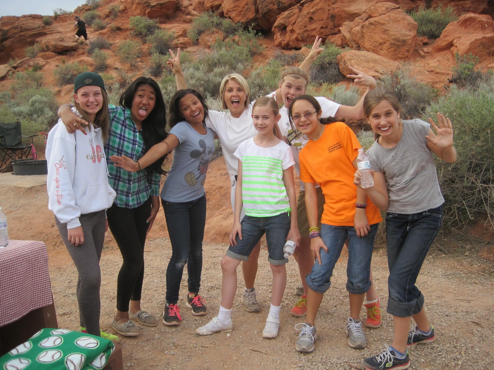 the call family The time we took our Young Women's group camping.