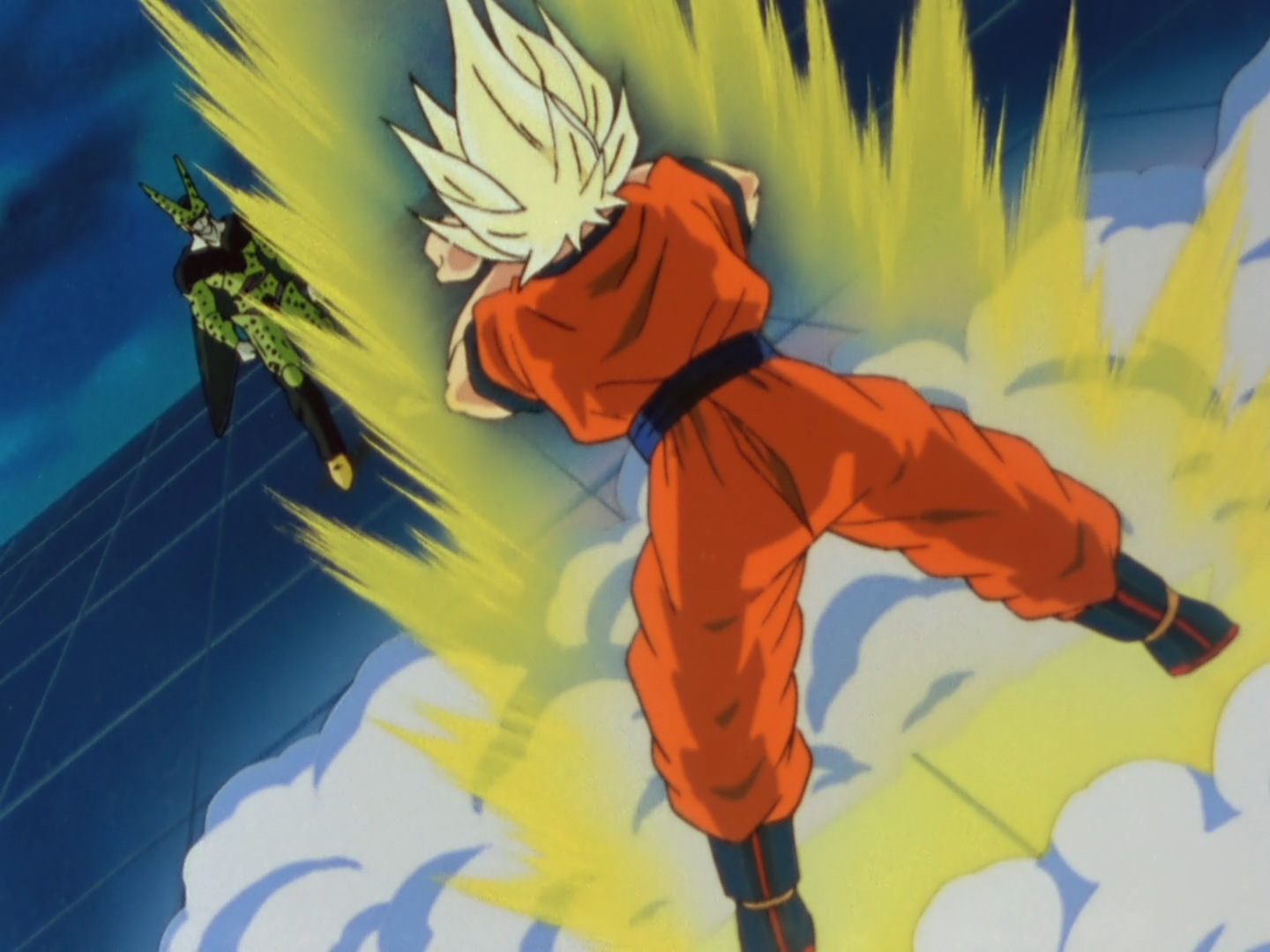 The Dragon Blog: Dragon Ball Kai ep 88 - Showdown! Cell vs Son Goku