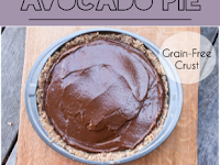 Chocolate Avocado Pie with a Grain-Free Crust
