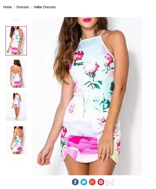 Blue And White Dress - Inexpensive Designer Clothes