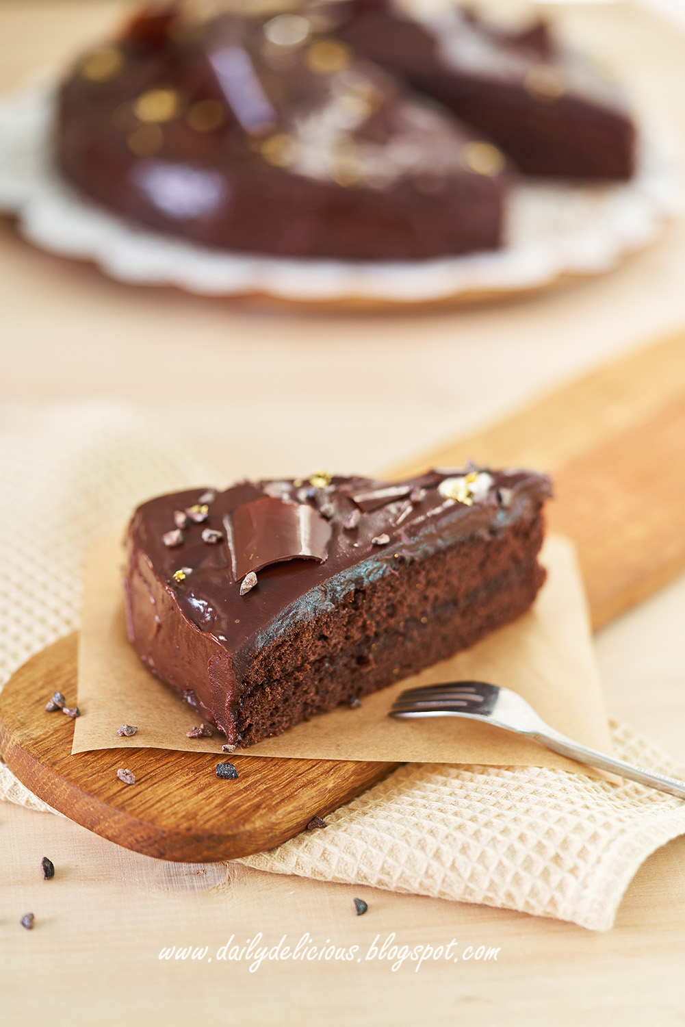 dailydelicious Chocolate Ganache Cake
