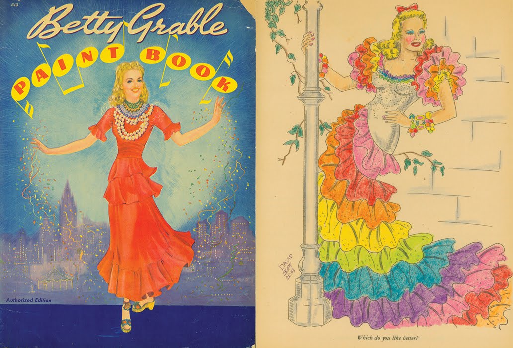 betty grable paper dolls