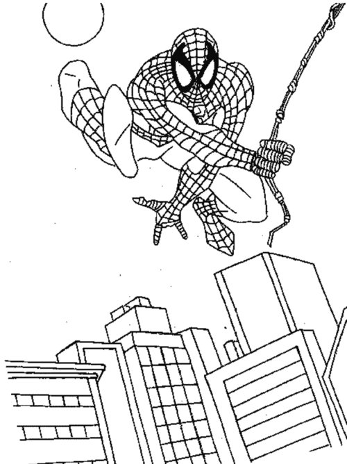 Spiderman Coloring Pages For Kids >> Disney Coloring Pages