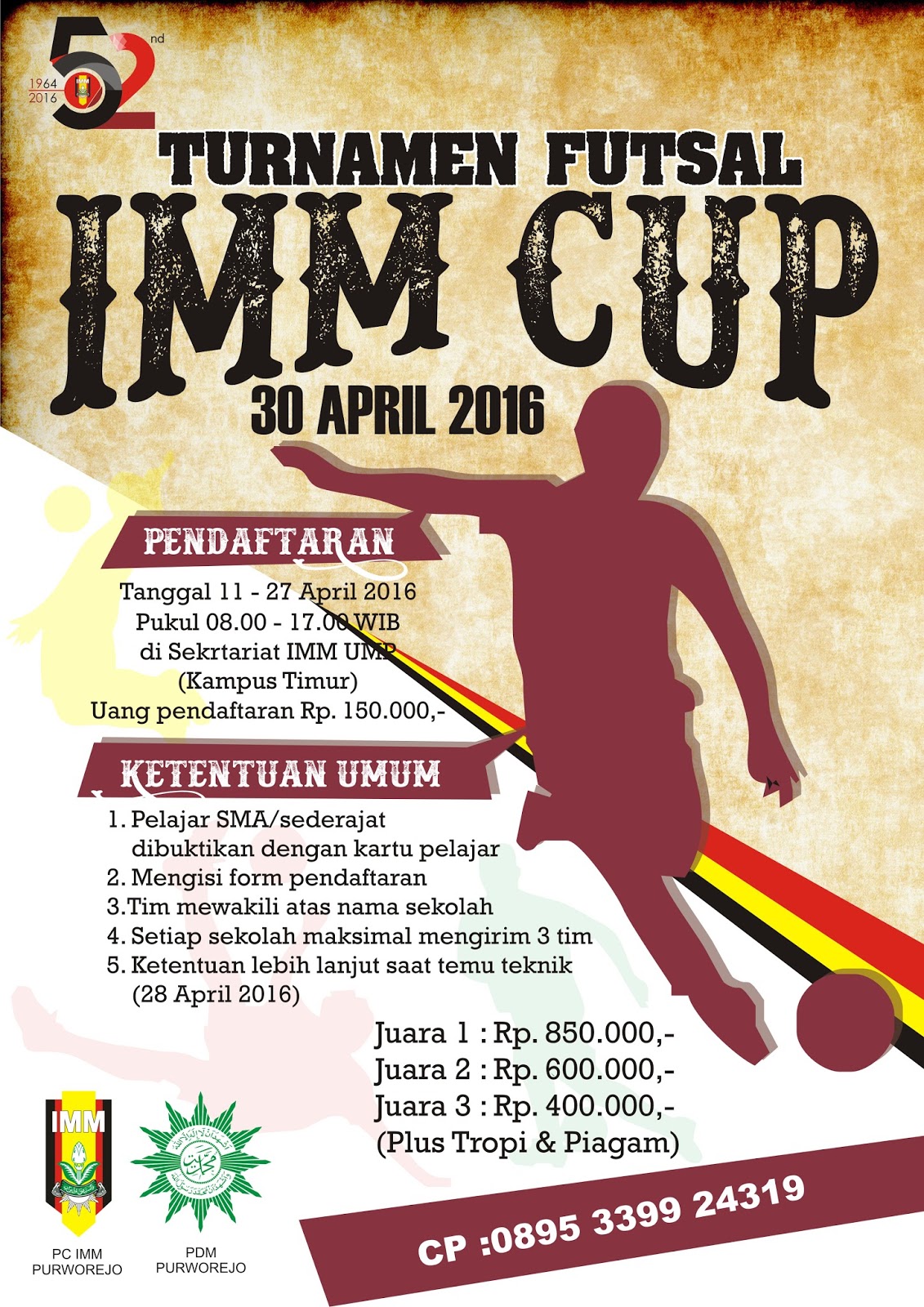 Turnamen Futsal SMA/ Sederajat Se Eks Karesidenan Kedu