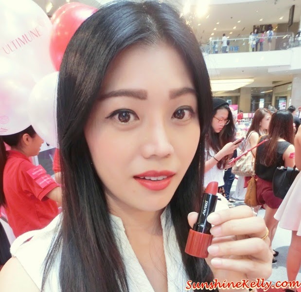 The Power of Red Tea Party by Shiseido, Shiseido Perfect Rouge Lipstick, Izara Aishah, Shiseido ambassador, shiseido ultimune, power of red, powerful red kisses, shiseido malaysia, 