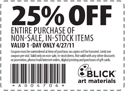 Dick Blick coupon