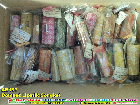 jual Dompet Lipstik Songket