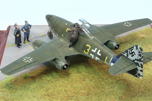 Messerschmitt Me 262A-1a. III./KG(J) 54, 1945. Tamiya 1/48
