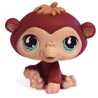 Littlest Pet Shop Pet Pairs Chimpanzee (#529) Pet