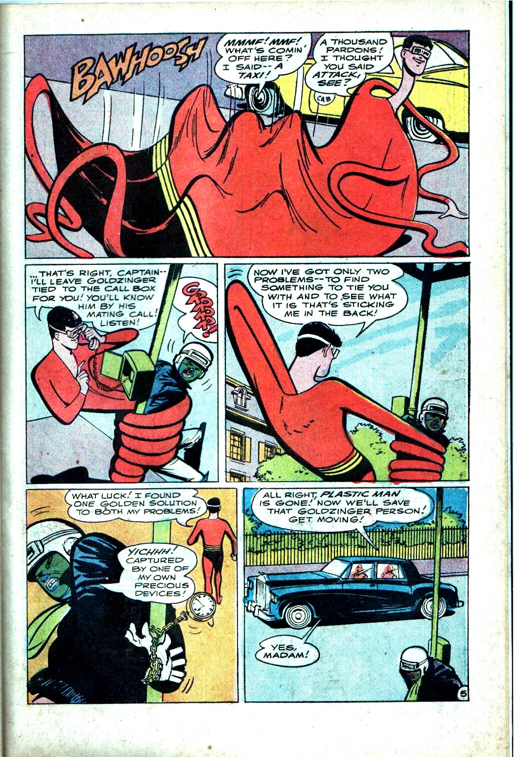 Read online Plastic Man (1966) comic -  Issue #6 - 27