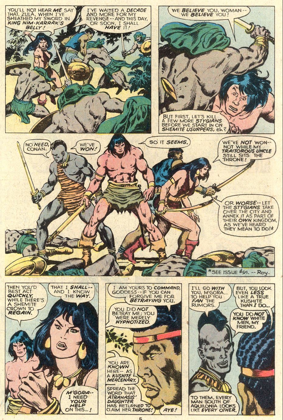 Read online Conan the Barbarian (1970) comic -  Issue #93 - 5