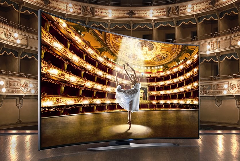The curved TV