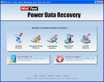 MiniTool Power Data Recovery Free Edition