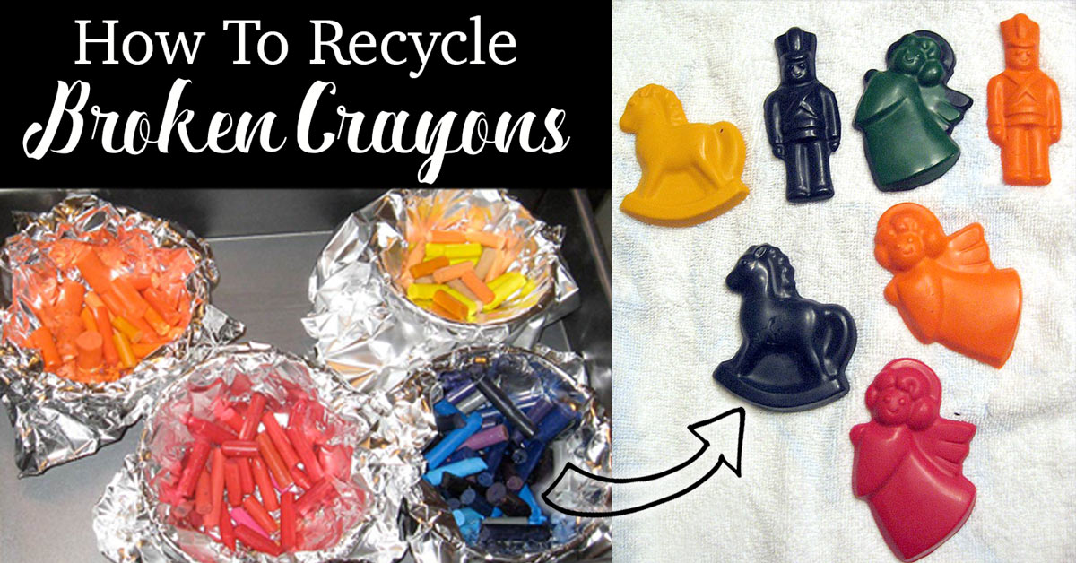 How to take old broken crayons and make new crayons with fun shapes. So