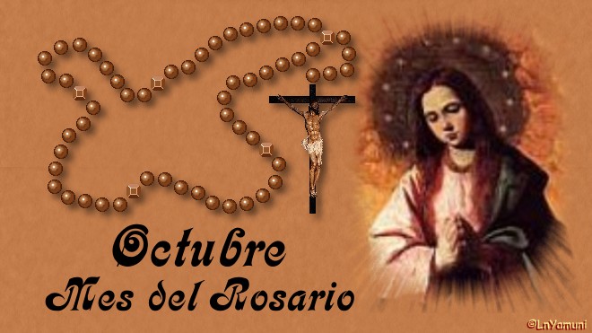 OCTUBRE. MES DEL SANTO ROSARIO