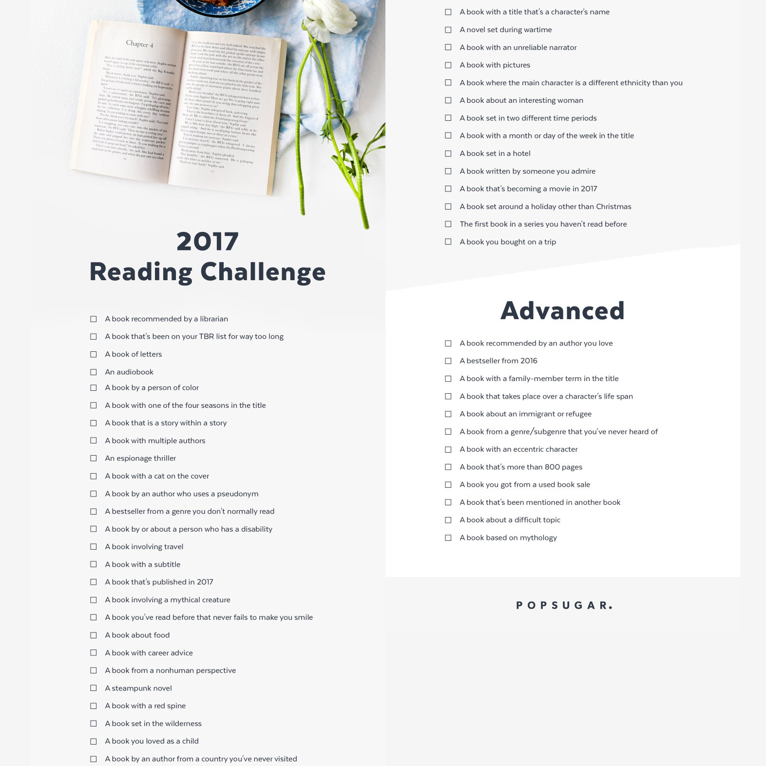 Hearth and Pages ULTIMATE POP SUGAR READING CHALLENGE