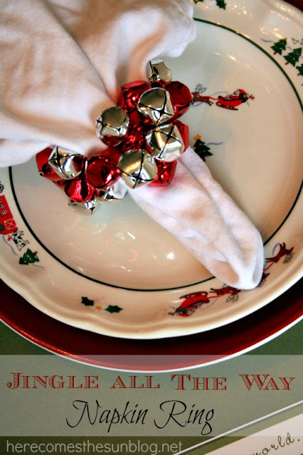 jingle bell napkin ring