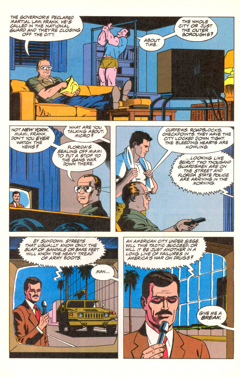 Read online The Punisher (1987) comic -  Issue #89 - Fortress Miami - 14