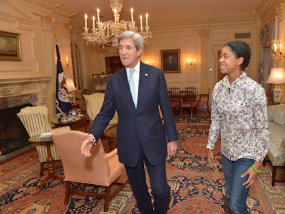 Rt. Hon. John Kerry and Zuriel Oduwole