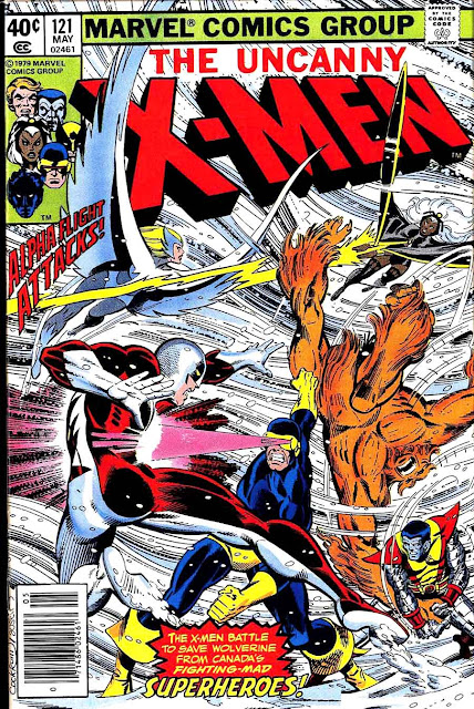 X-men v1 #121 marvel comic book cover art by John Byrne X-men v1 #121 marvel comic book cover art by John Byrne