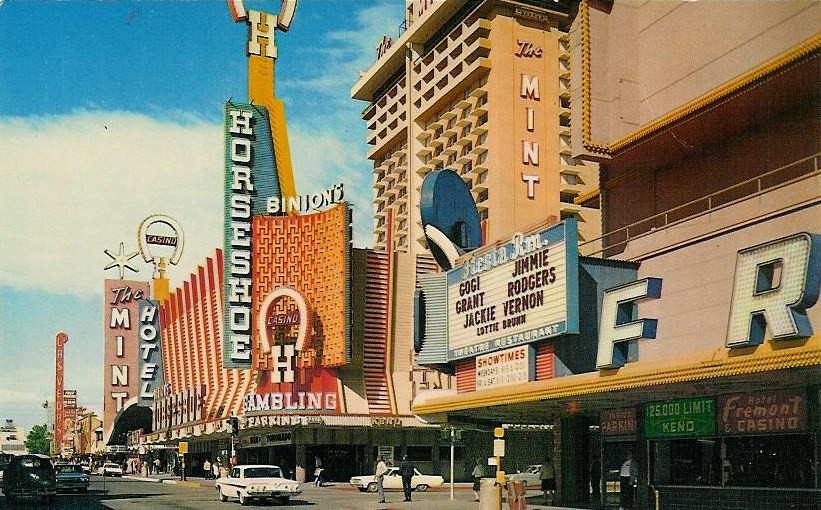 POSTCARDS FROM THE PAST LAS VEGAS, NEVADA Horseshoe & Mint Casinos