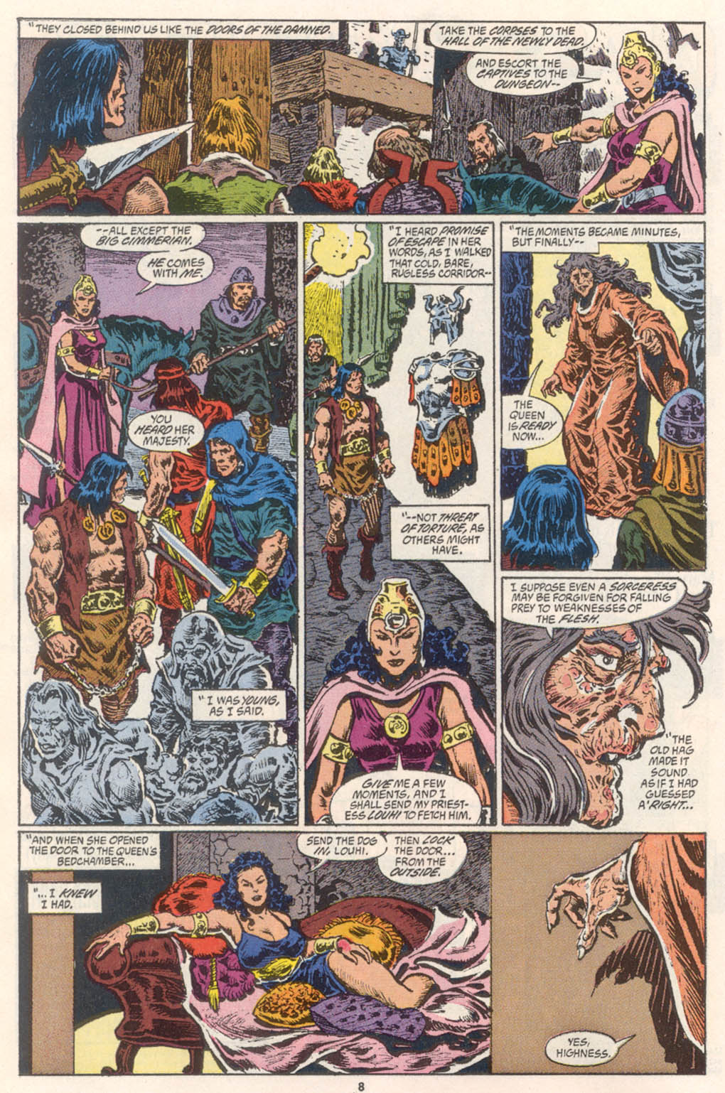 Read online Conan the Barbarian (1970) comic -  Issue #254 - 7