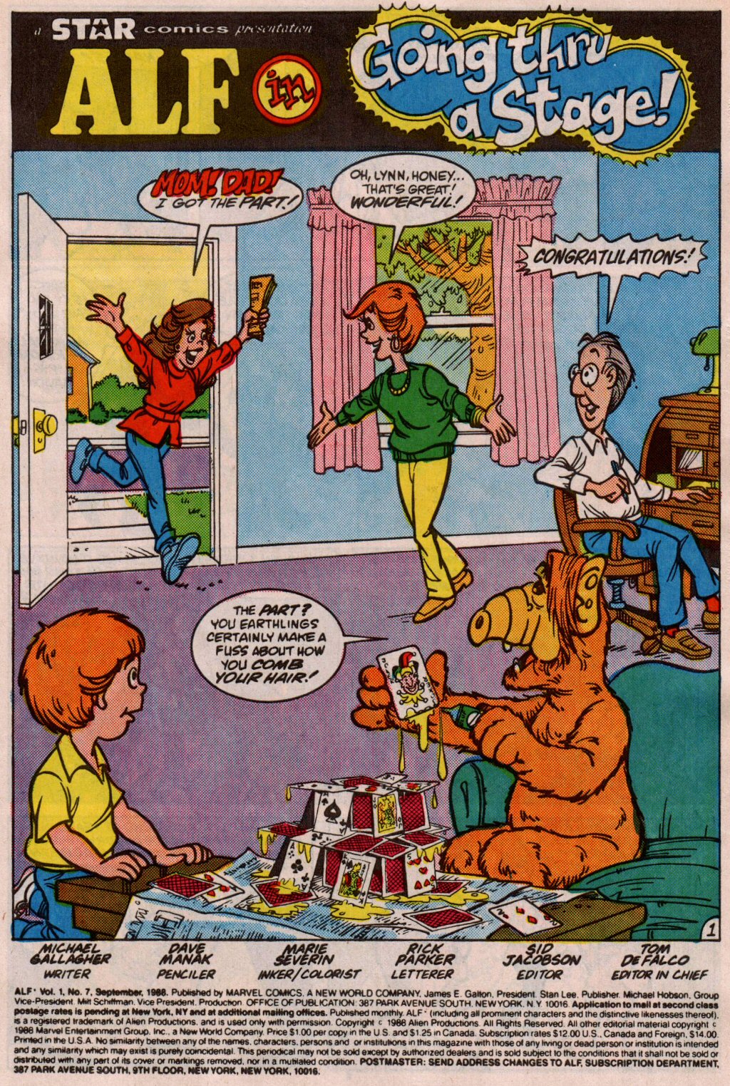 Read online ALF comic -  Issue #7 - 2