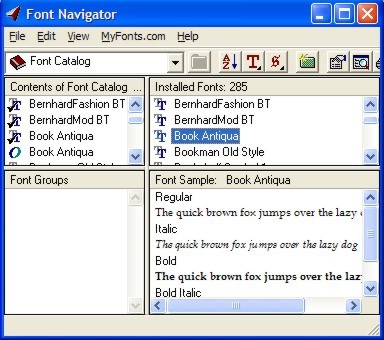 skyfonts bitstream font navigator