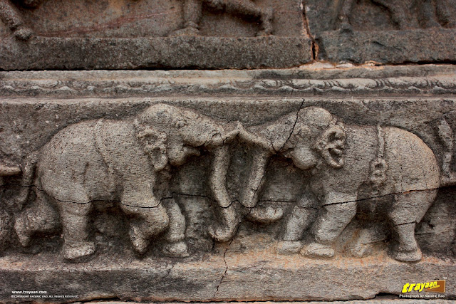 Mahanavami dibba or the great platform in Royal enclosure in Hampi, Ballari district, Karnataka, India