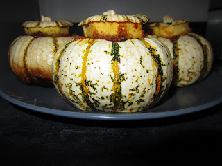 Bison Stuffed Tiger Pumpkin