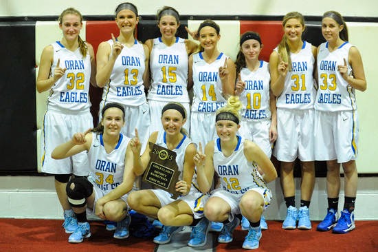 Oran Eagles Athletics: Lady Eagles: Back - to - Back District Champs!