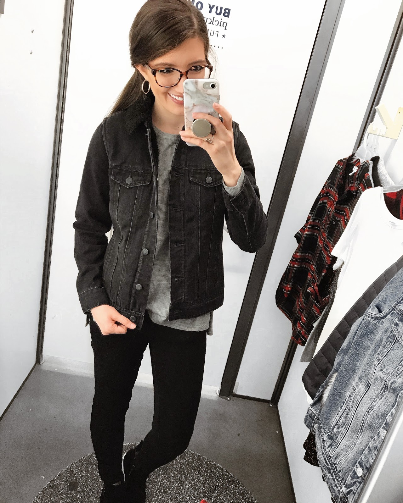 black denim jacket old navy