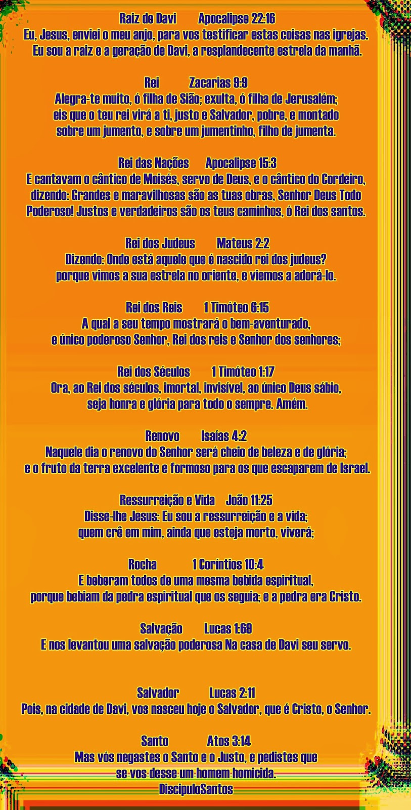 Discípulos do Verbo Todos os Nomes