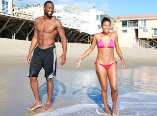 Dwayne Wade and Gabrielle Union