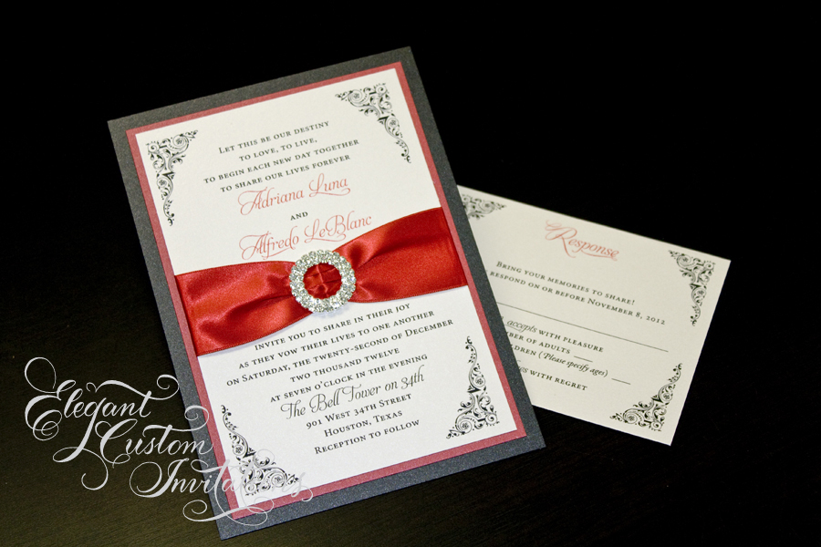Unique Wedding Invitations Isabella Adriana Alredo