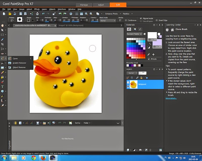 Zeszyt do informatyki. Podstawowe funkcje edytora graficznego Paint