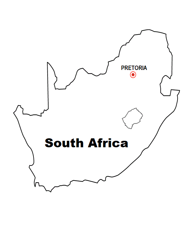 Blog de Biologia South Africa Map Coloring Page