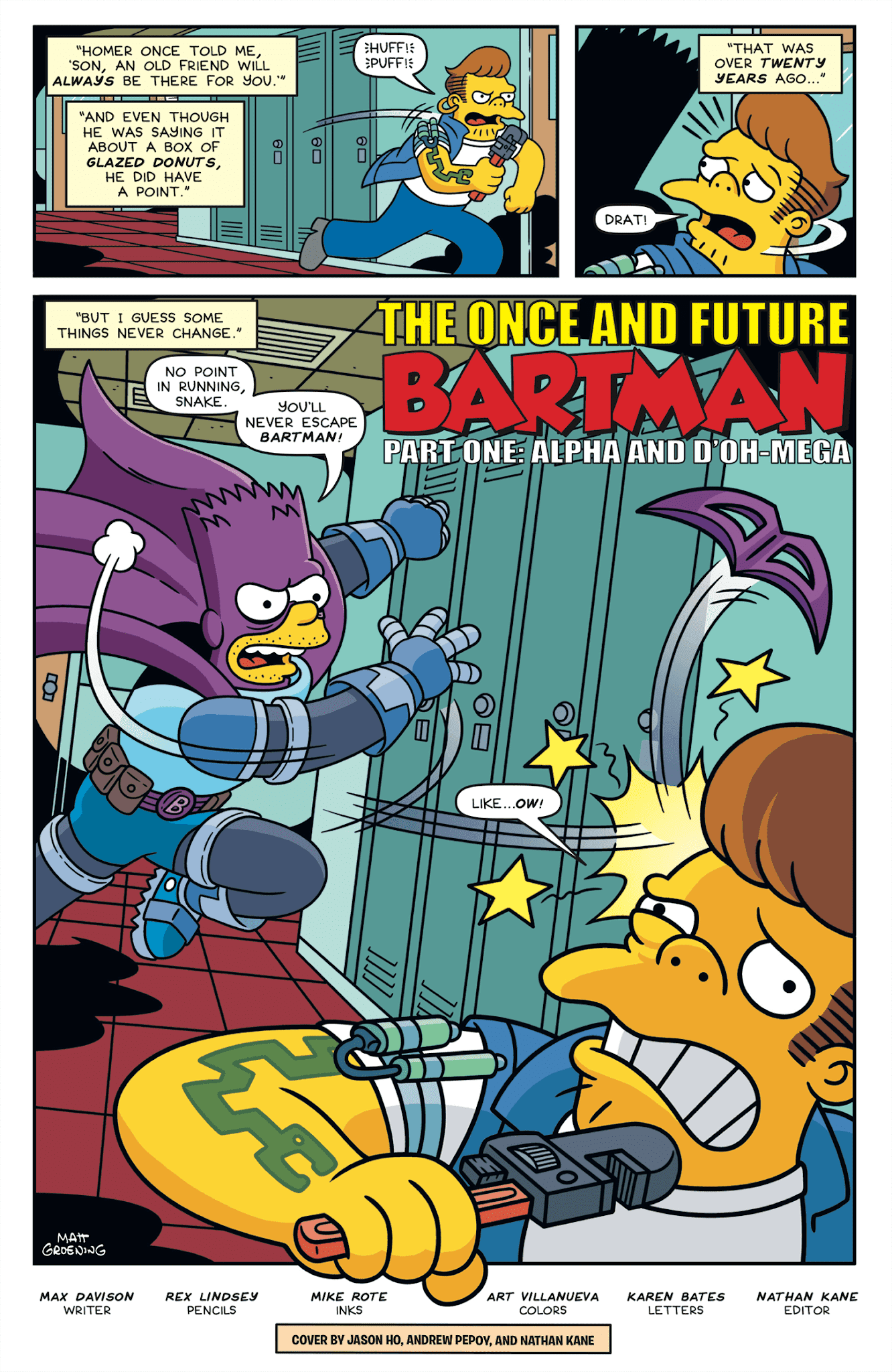 Read online Simpsons One-Shot Wonders: Bartman Spectacularly Super Secret Saga comic -  Issue #1 - 2