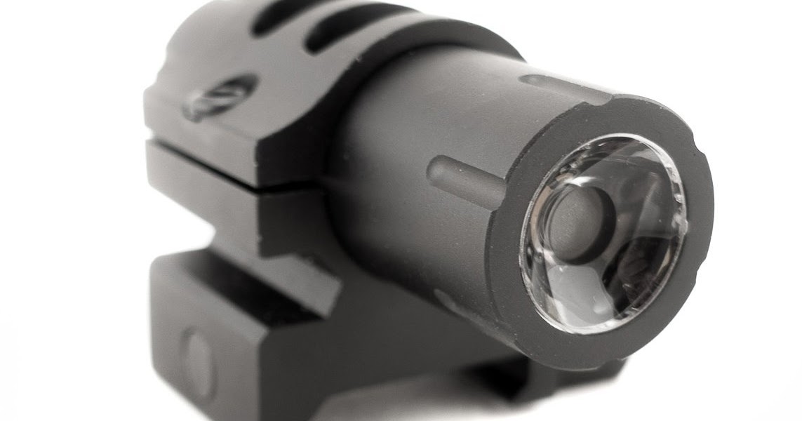 daily timewaster Compact 100 lumens Cree LED flashlight with rail