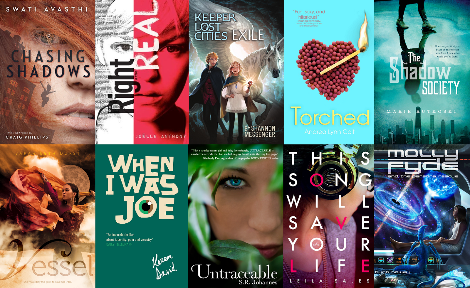 YA Book Queen Top Ten Books (You Probably Have NOT Read) That I'd