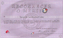 Prémio - Reconhecer o Mérito 2000